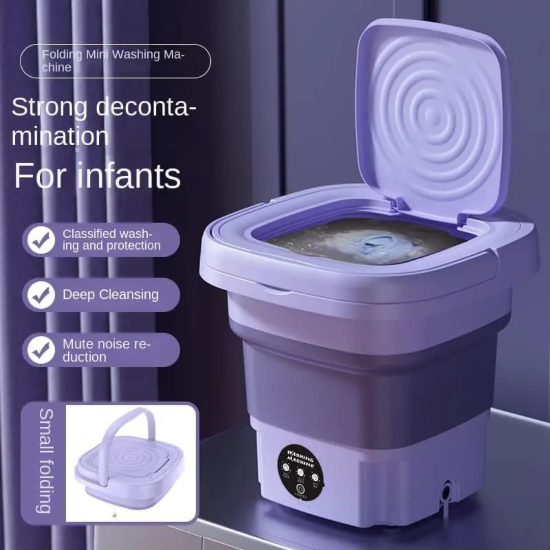 9L Portable Folding Mini Washing Machine