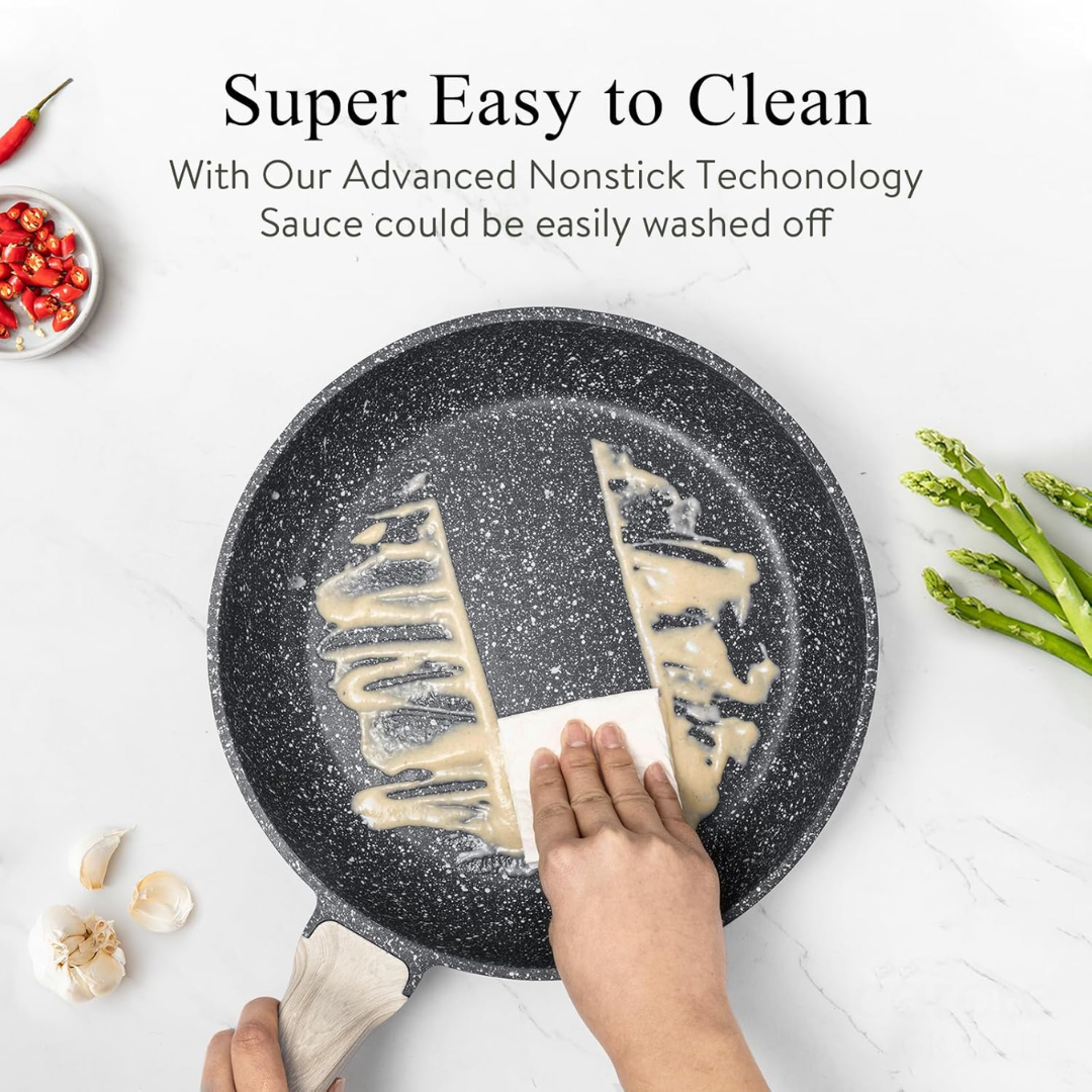 21pcs Black Granite Cookware set