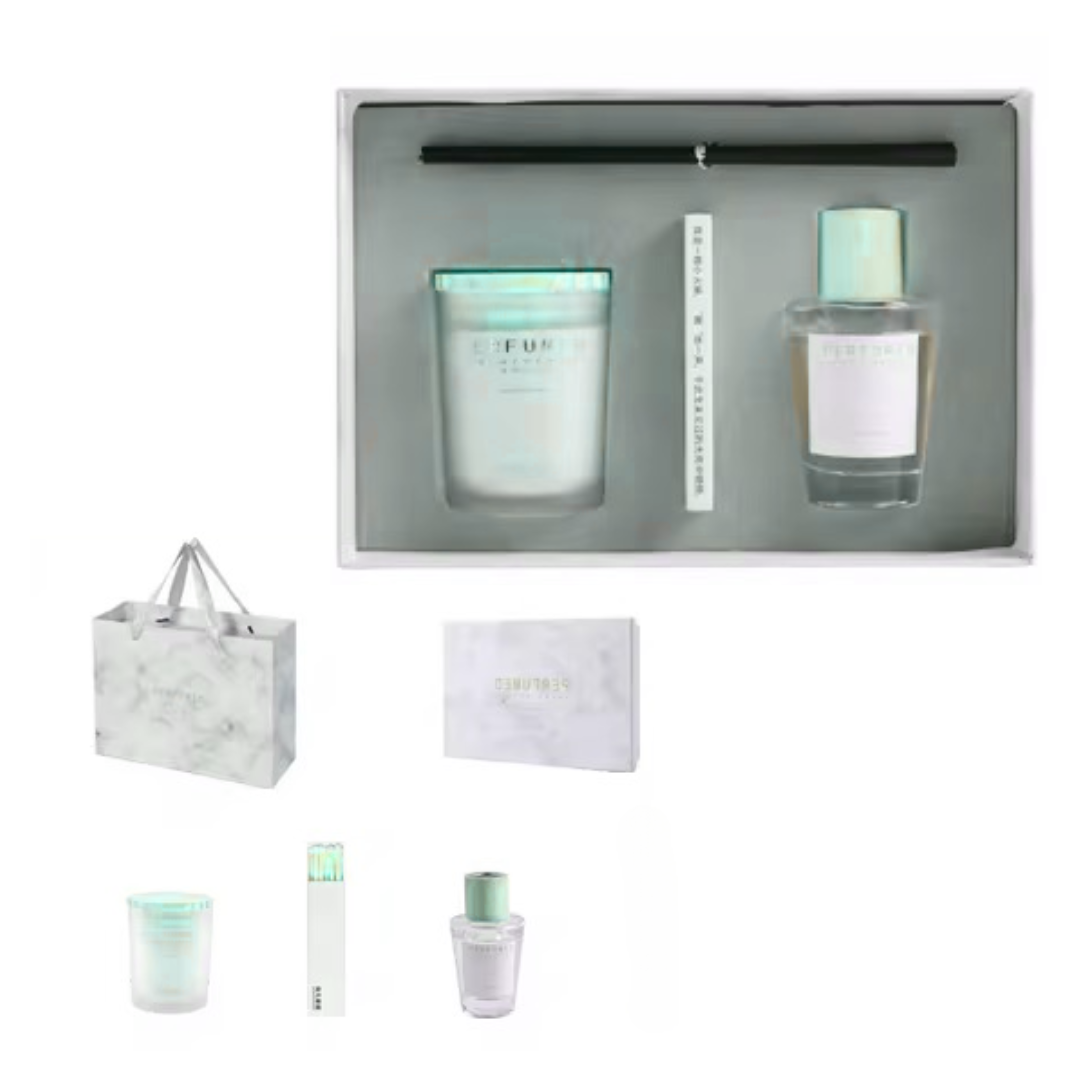 Scented Candle & Reed Diffuser Gift Box Set