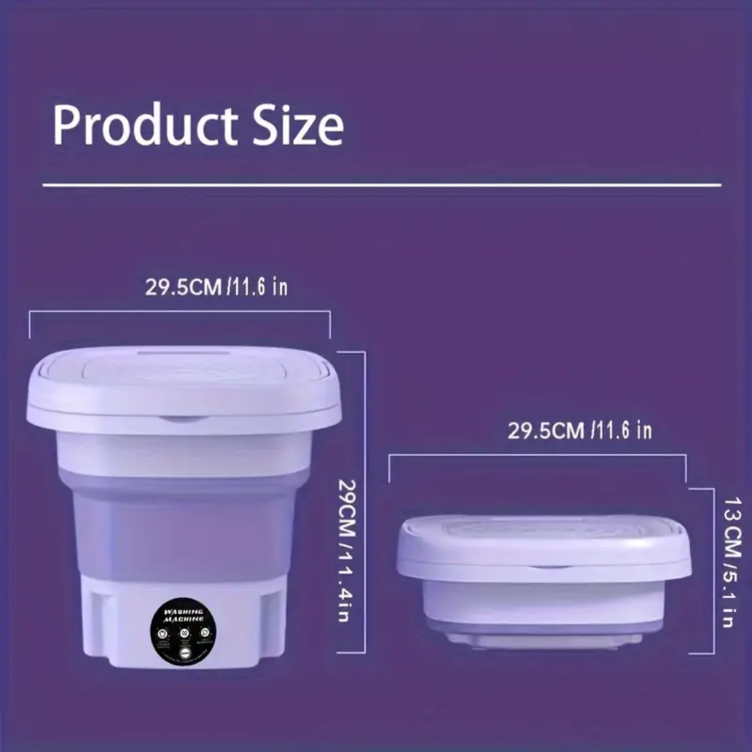 9L Portable Folding Mini Washing Machine