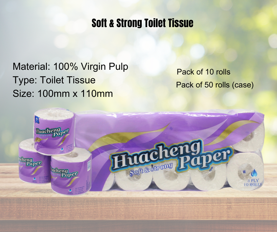 Toilet Tissue Rolls Bundle (10 rolls)