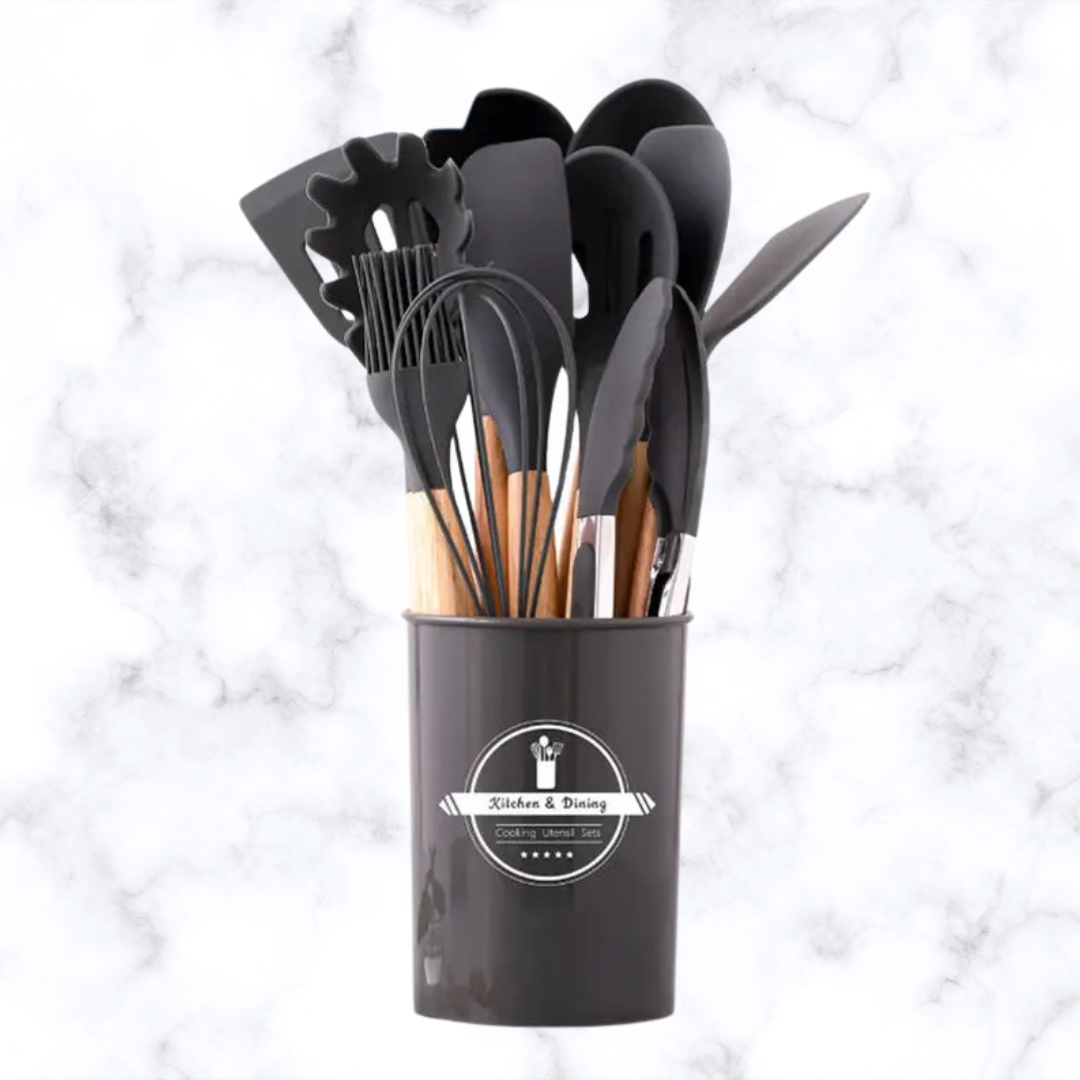 12pcs Silicone Utensils Set