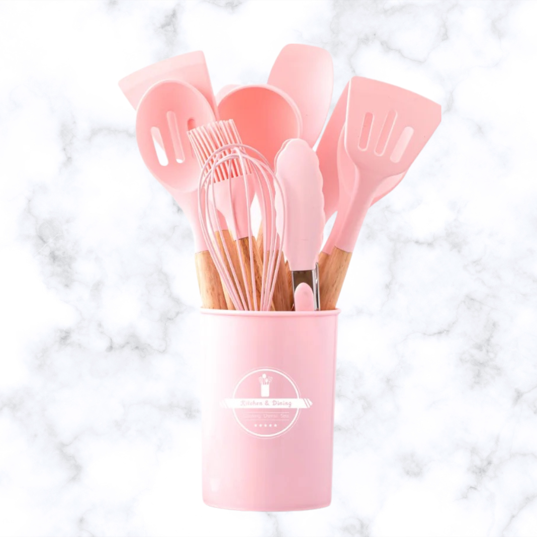 12pcs Silicone Utensils Set