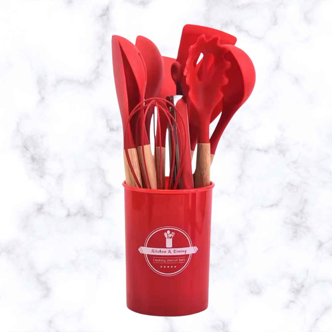 12pcs Silicone Utensils Set