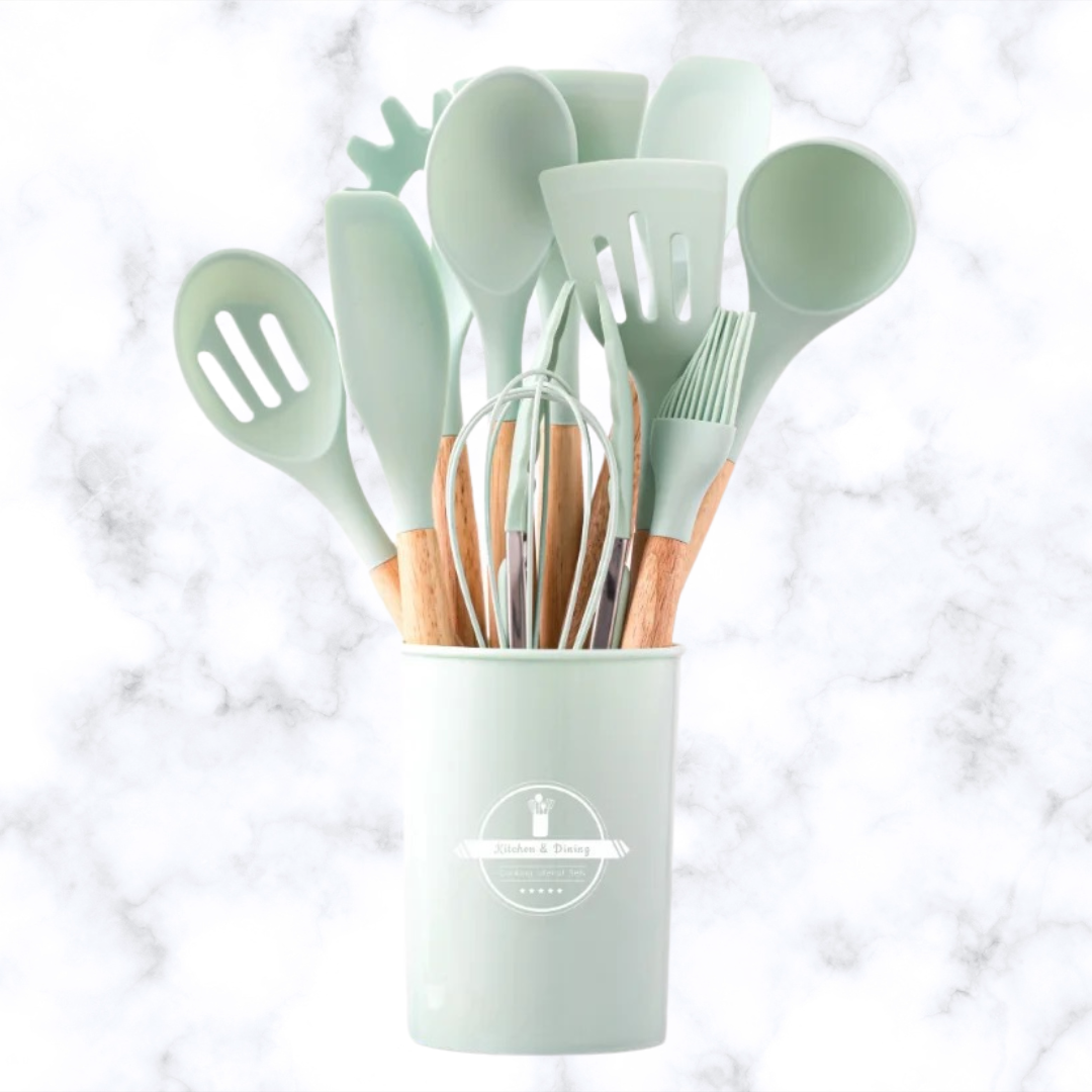 12pcs Silicone Utensils Set