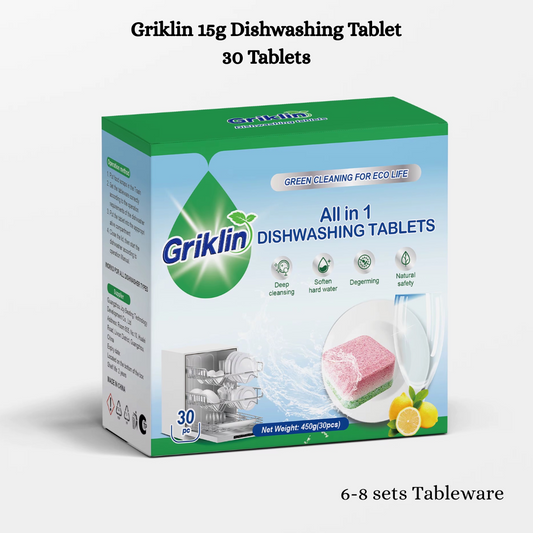 Griklin 15g Dishwashing Tablet 30 Tablets box