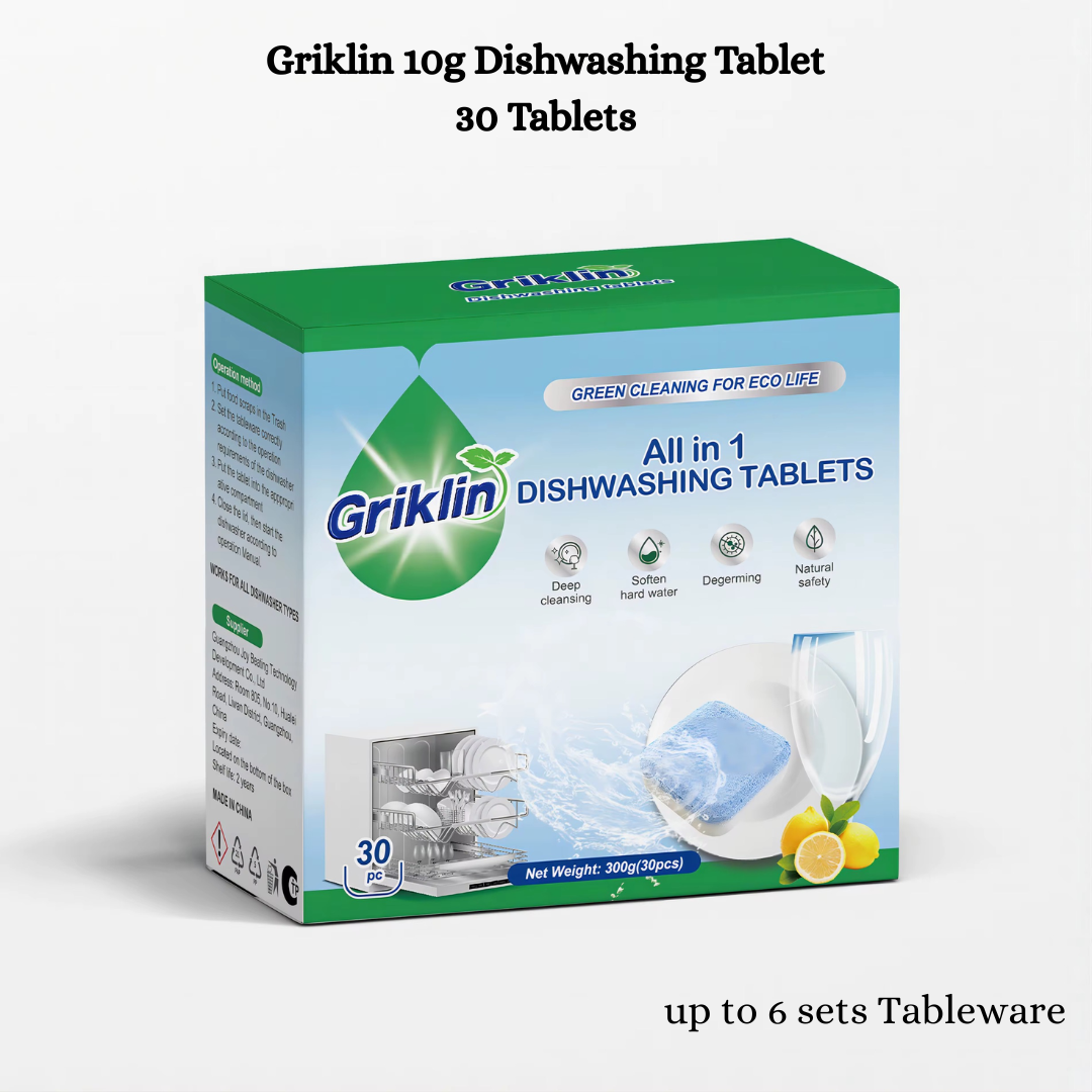 Griklin 10g Dishwashing Tablet 30 Tablets per box