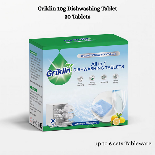 Griklin 10g Dishwashing Tablet 30 Tablets per box