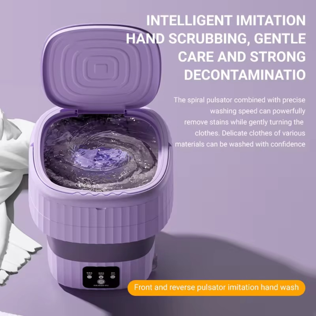 9L Portable Folding Mini Washing Machine